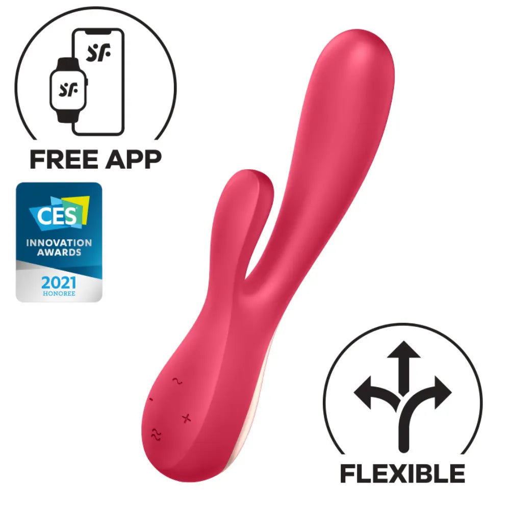 Vibromasseur connect Mono Flex - Rouge Vibromasseur connect Mono Flex - Rouge