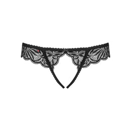 Contica Open Thong - Black