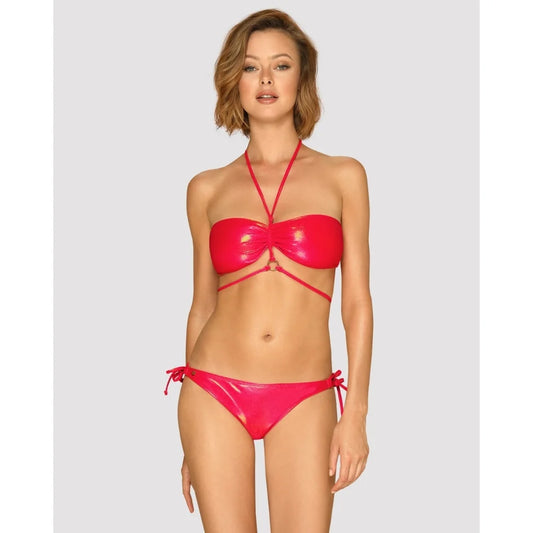 Maillot de Bain 2 pièces Coralya - Rouge