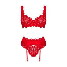 Ensemble 3 pièces Amor Cherris - Rouge