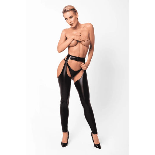 F323 Rebel Wetlook Chaps - Noir