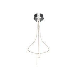 Metallic Desire Necklace - Black