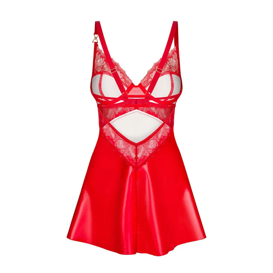 Aliosa Nuisette et String - Rouges