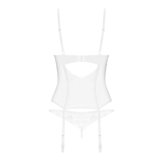 Alissium Corset et String - Blancs