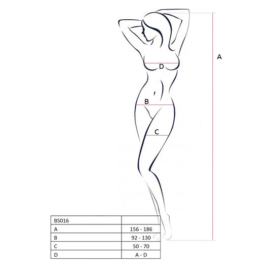 BS016 Bodystocking - Noir