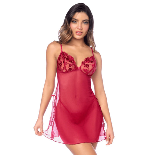 Babydoll Mapalé Romantique avec String
