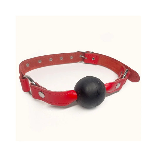 Baillon Boule Noir Boule - Rouge
