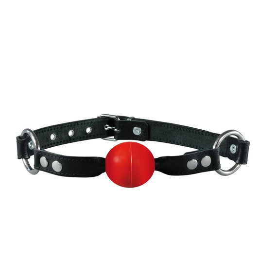 Baillon Rouge Boule - Noir