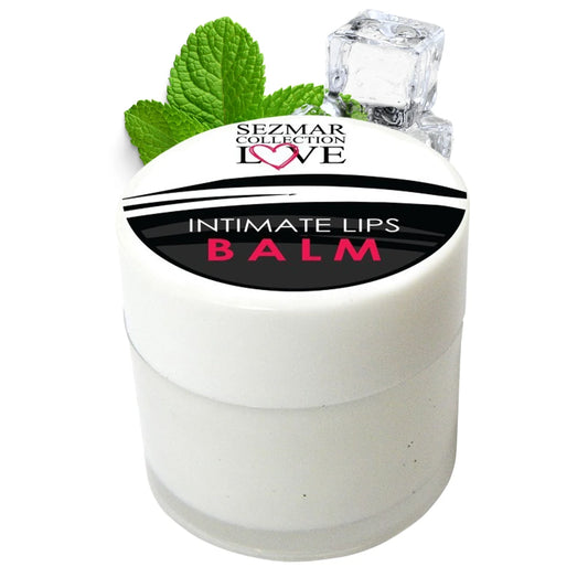 Baume de Plaisir Menthe Effet Froid pour Lèvres Intimes 100% Naturel 50 Ml