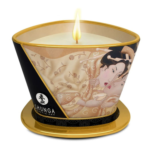 Bougie de Massage Lueur et Caresses - Désir Vanille