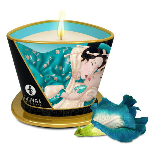 Bougie de Massage Lueur et Caresses - Sensual Fleurs des Îles