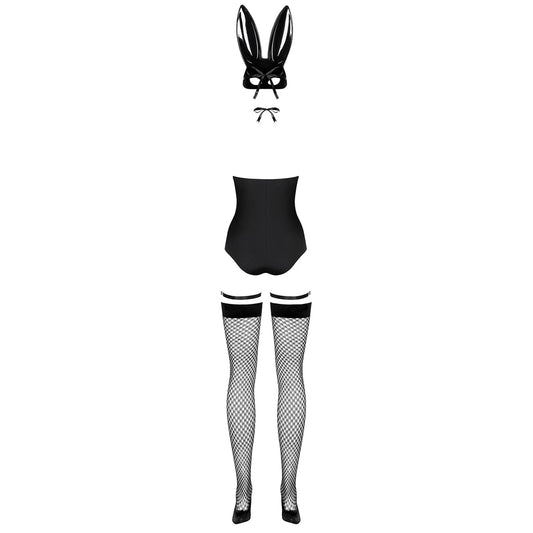 Bunny Costume 4 Pcs - Noir