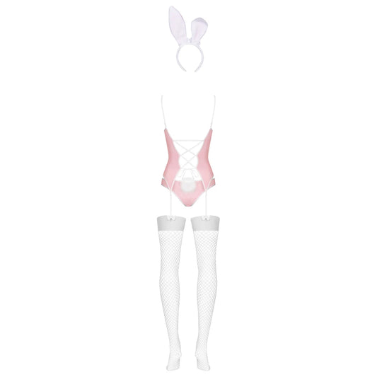 Bunny Suit Costume Lapin 4 Pcs - Rose