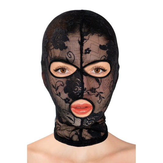 Cagoule Fétichiste en Dentelle Fetish Tentation