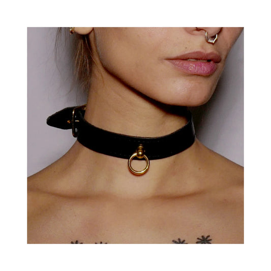 Collier Fin Anneau Gold