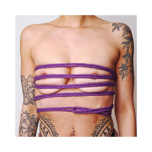 Corde en Chanvre Premium - Violette