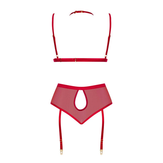 Cristalyn Ensemble Lingerie - Cherry