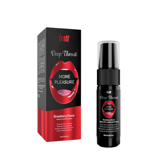 Deep Throat Fraise - Srapy pour la Bouche et Gorge Profonde