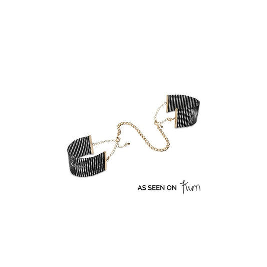 Désir Métallique - Menottes Bracelets - Noir