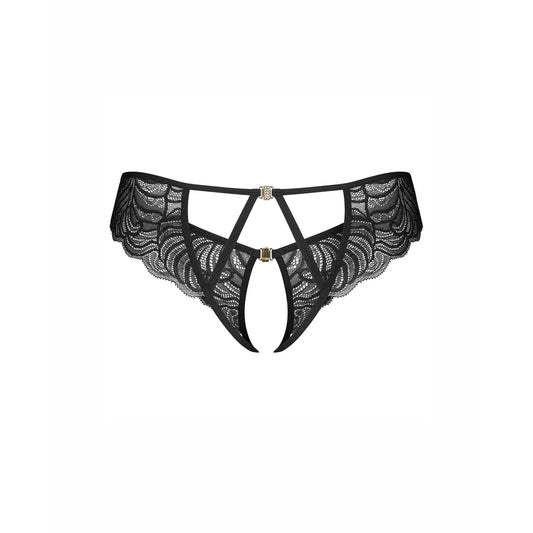 Divienne String Ouvert - Noir