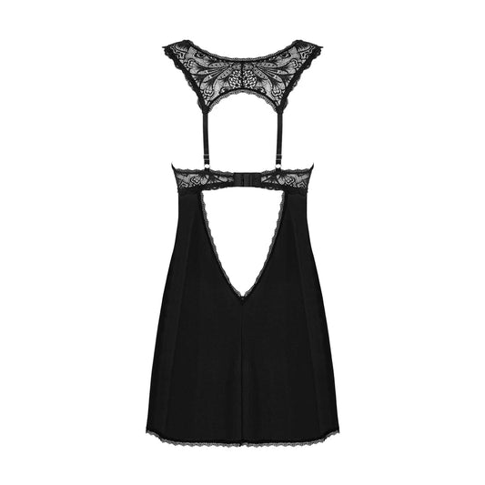 Donna Dream Babydoll et String - Noir