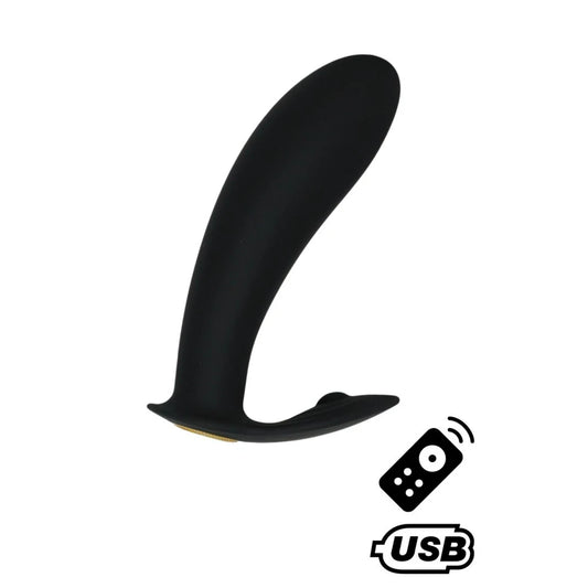 ERNEST, Mini Vibromasseur avec Stimulateur Clitoridien USB, avec Télécommande