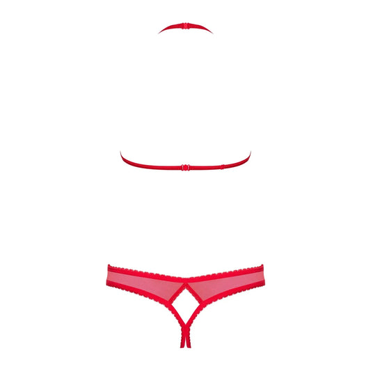 Ensemble Ouvert 2 Pcs - Rouge
