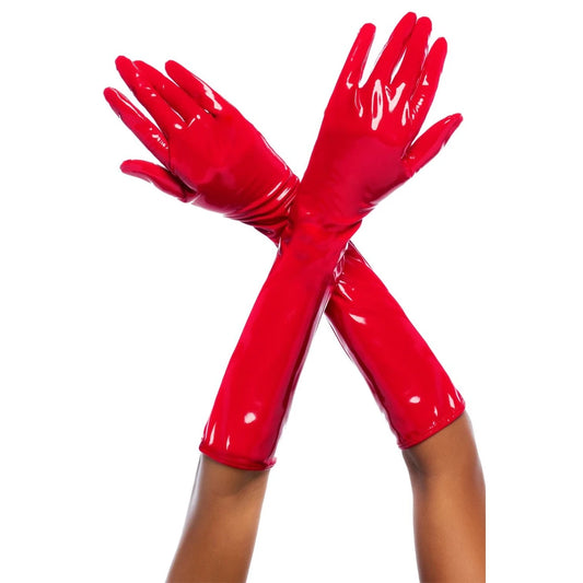 Gants en Vinyle - Rouge