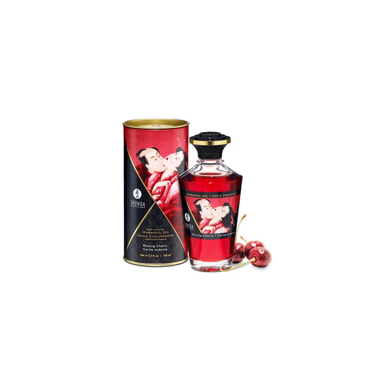 Huile Chauffante Aphrodisiaque - Cerise Ardente 100ml