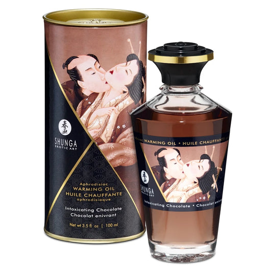 Huile Chauffante Aphrodisiaque - Chocolat Enivrant 100ml