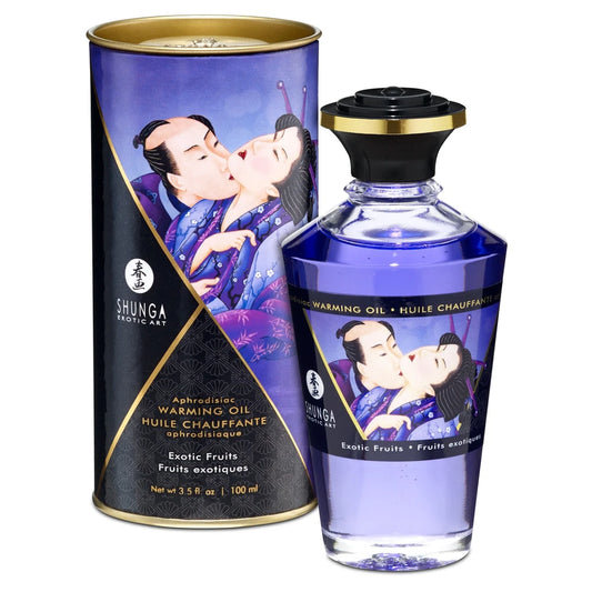 Huile Chauffante Aphrodisiaque - Fruits Exotiques 100ml