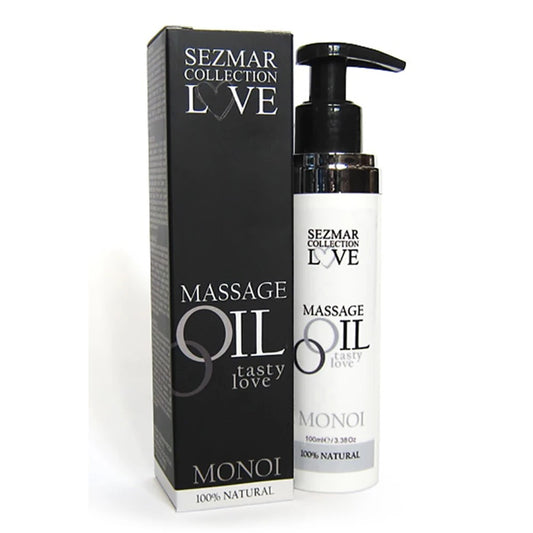 Huile de Massage Comestible 100% Naturelle Monoï 100ml
