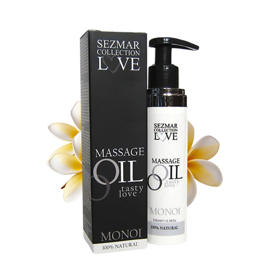 Huile de Massage Comestible 100% Naturelle Monoï 100ml