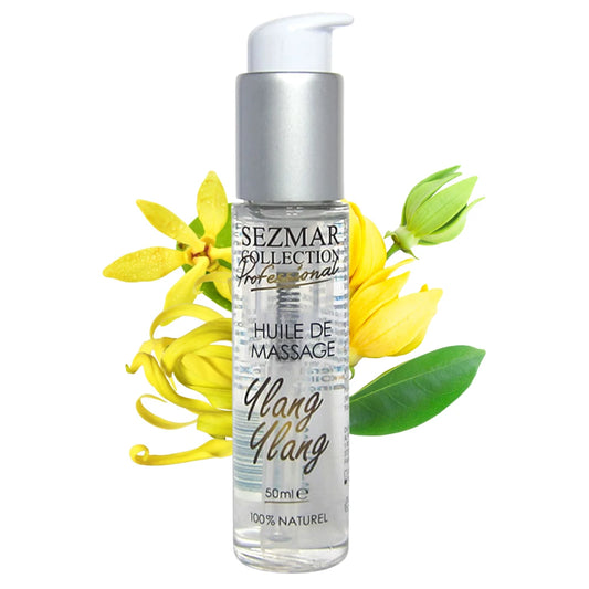 Huile de Massage Comestible Barbe à Papa 100ml 100% Naturelle