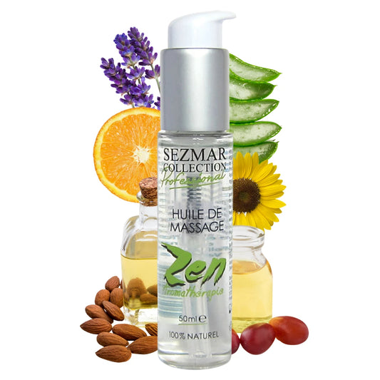 Huile de Massage Comestible Barbe à Papa 50ml