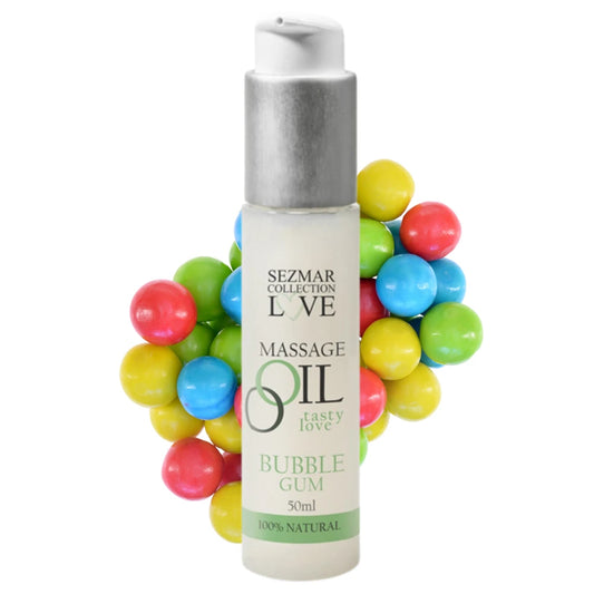 Huile de Massage Comestible Bubble Gum 50ml
