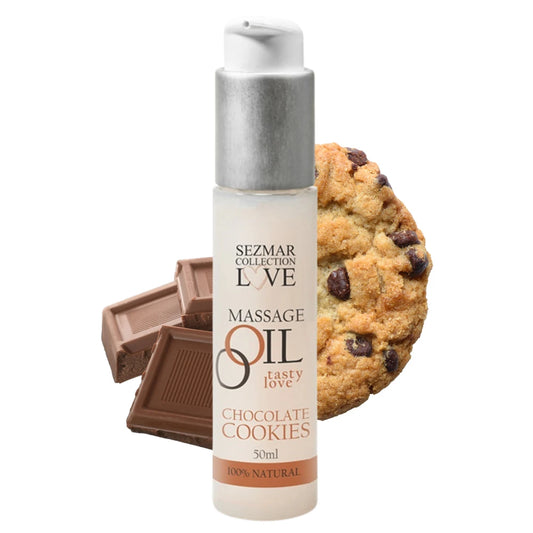 Huile de Massage Comestible Cookie Chocolat 50ml