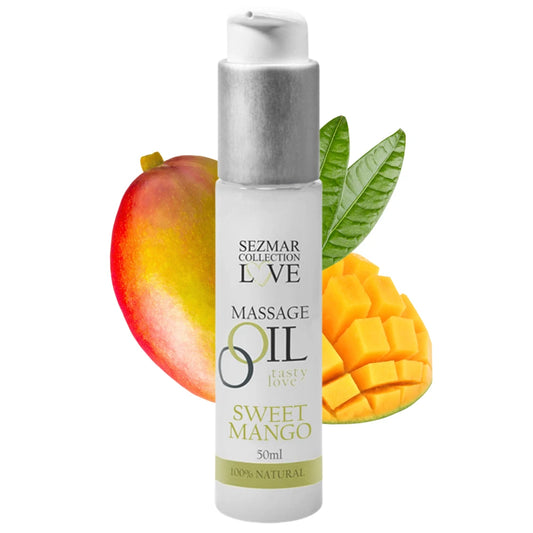 Huile de Massage Comestible Mangue 50ml