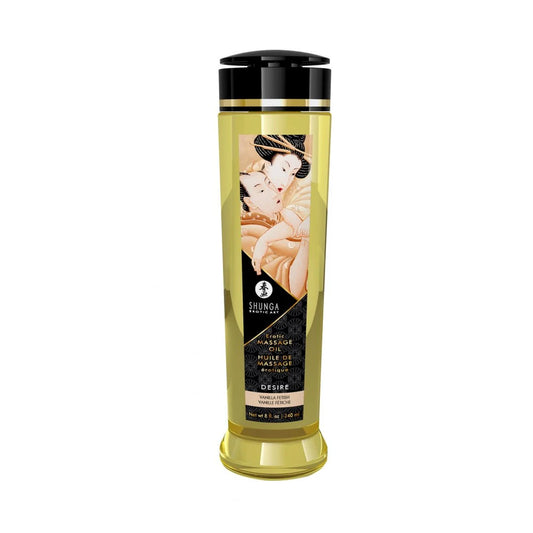 Huile de Massage Érotique - Désir - Vanille - 240 Ml