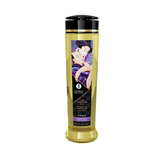 Huile de Massage Érotique - Libido - Fruits Exotiques - 240 Ml