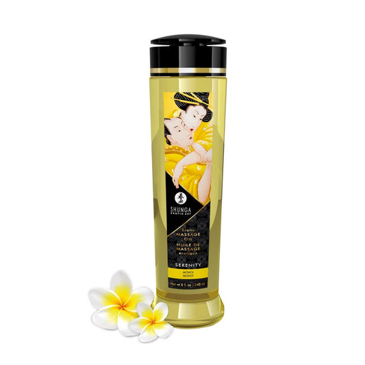 Huile de Massage Érotique - Serenity - Monoï - 240 Ml