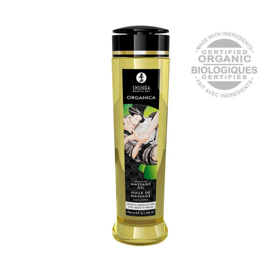 Huile de Massage Organique - Neutre - 240 Ml