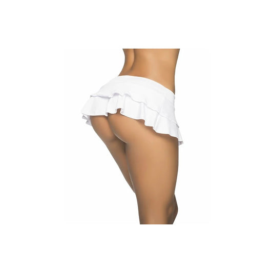 Jupette Double Fronce White