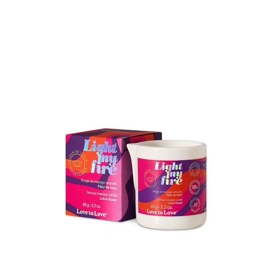 Light My Fire Bougie de Massage Fleur de Lotus 65G