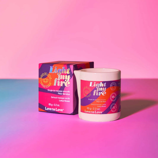 Light My Fire Bougie de Massage Fleur de Lotus 65G