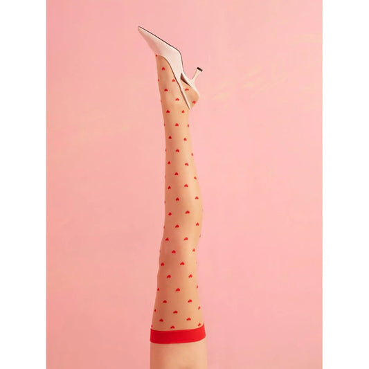 Love Booster Bas 15 DEN - Rouge et Poudre