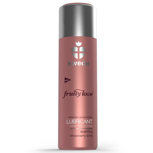 Lubrifiant Vin Pétillant à la Fraise - 50 Ml