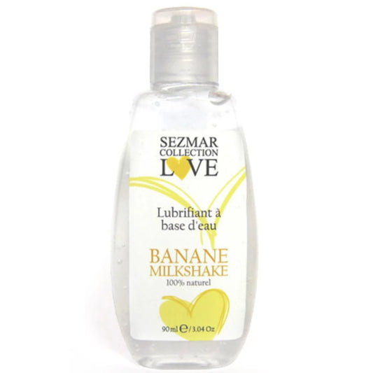 Lubrifiant à Base D'eau 100% Naturel Banane Milkshake 90 Ml
