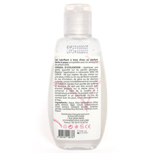 Lubrifiant à Base D'eau 100% Naturel Barbe à Papa 90 Ml