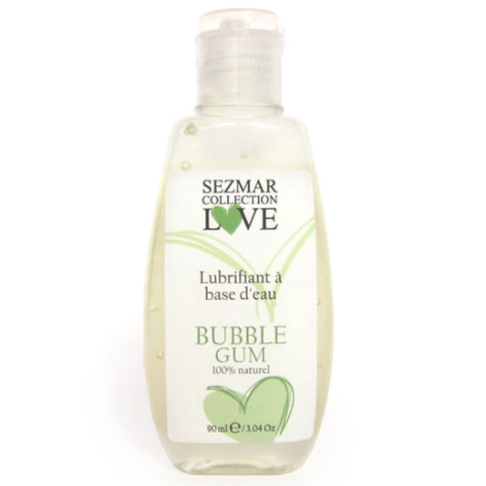 Lubrifiant à Base D'eau 100% Naturel Bubble Gum 90 Ml